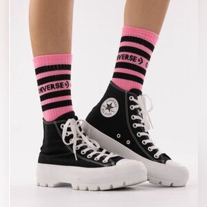 Converse Black and White High-Top Sneakers